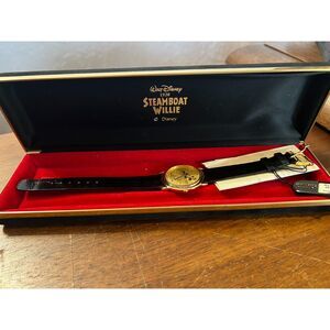 Vintage Disney Limited Edition Steamboat Willie Seiko Watch *New*